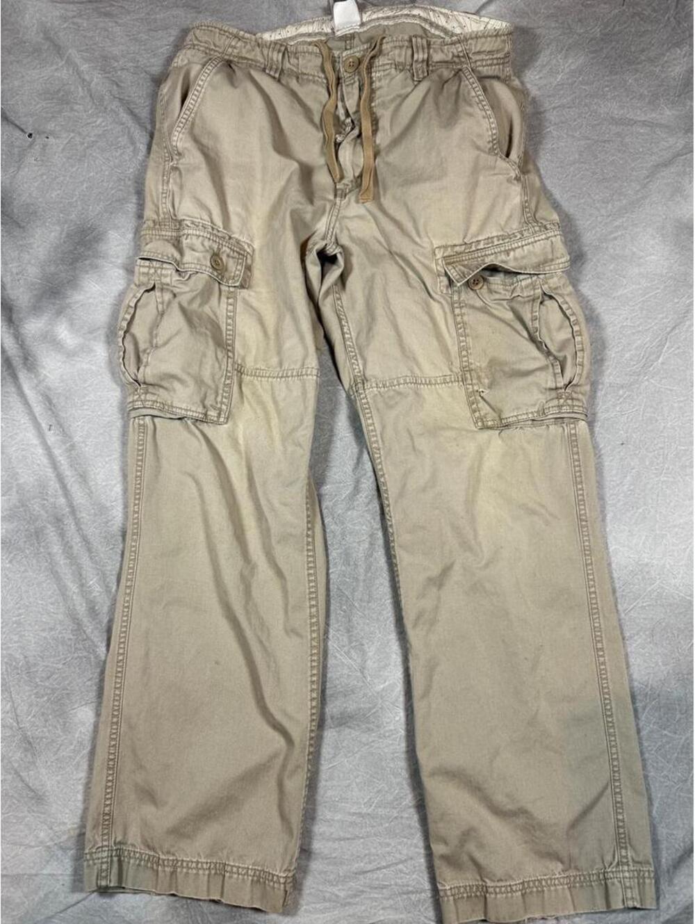 Y2K The North Face Cargo Pants 32 Khaki Gorpcore Utility Hiking Workwear